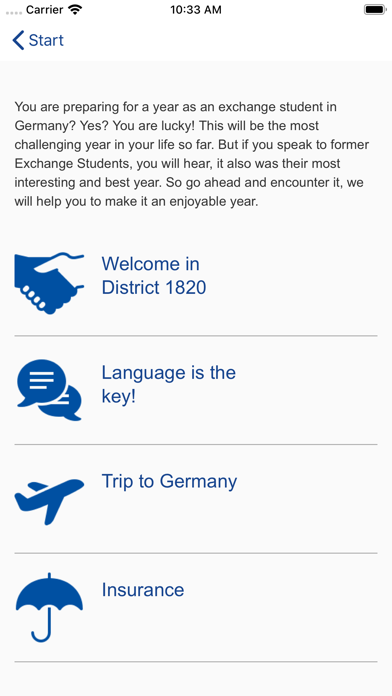 Rotary Jugenddienst D1820 Screenshot