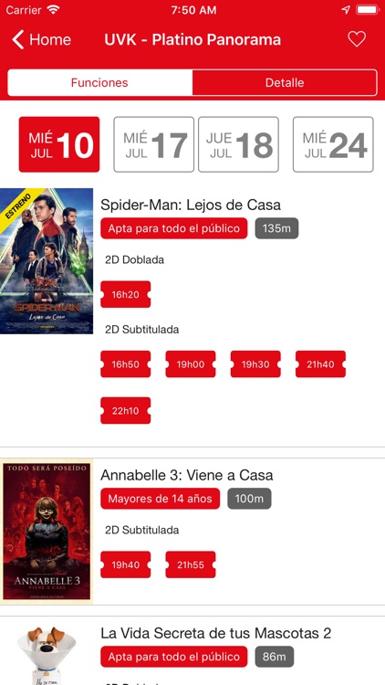 UVK Multicines screenshot-3
