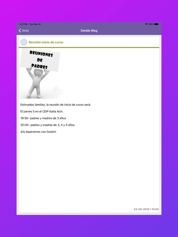 Screenshot #4 pour CEIP Katia Acín