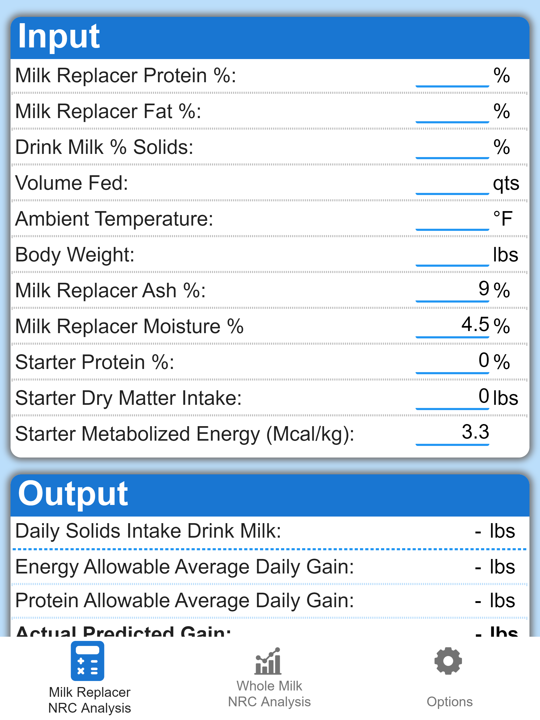 NRC Calculator