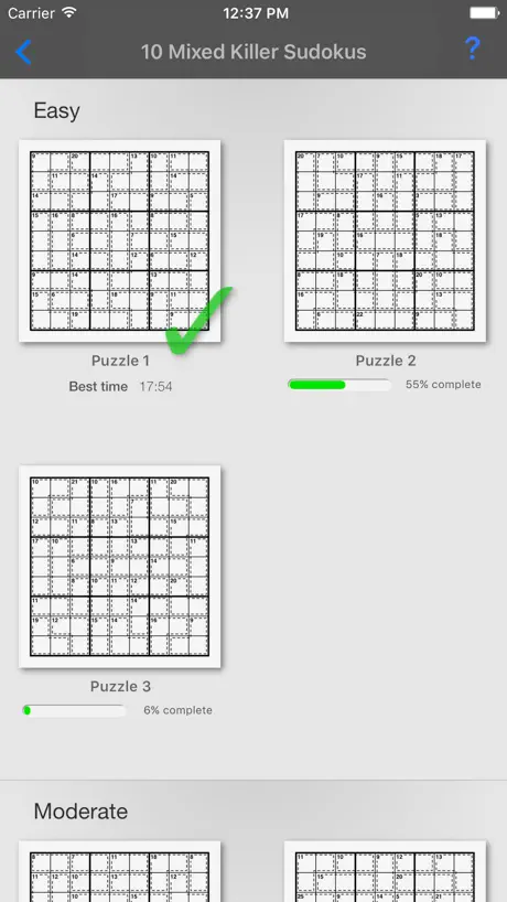 Killer Sudoku +