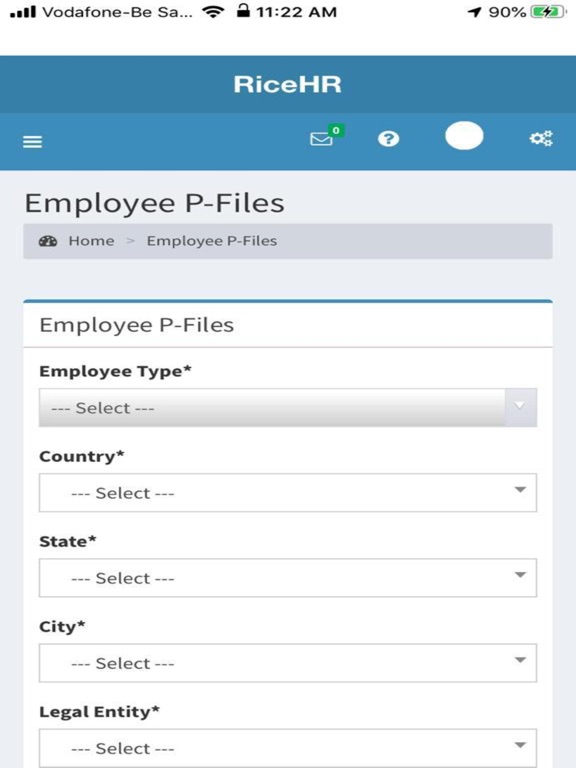 Rice HR app screenshot 3