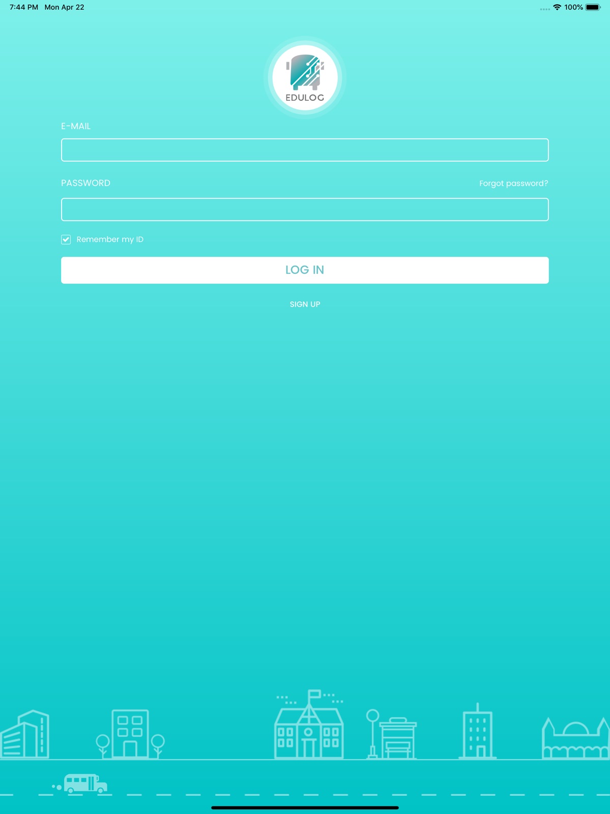 Edulog Parent Portal ipad screenshot 1