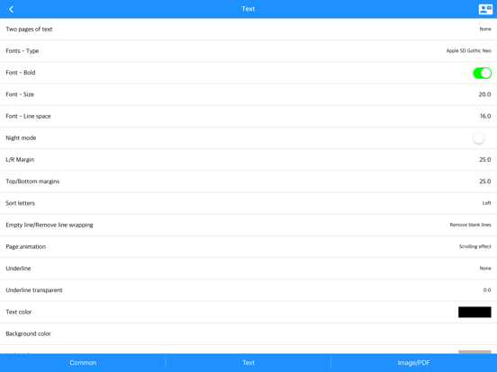 Komi Reader - TXT & PDF iPad screenshot 9 - Book app