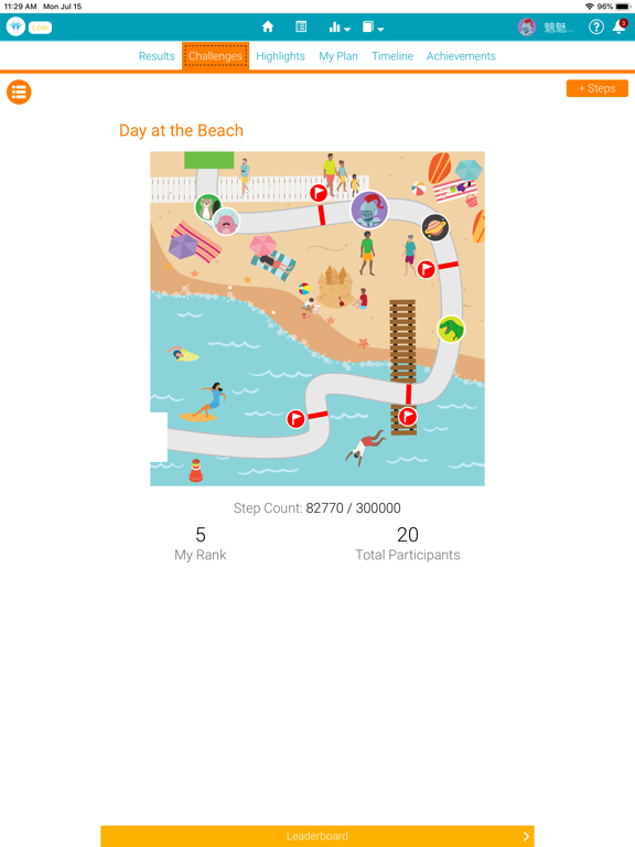 Wellness Checkpoint® iPad screenshot