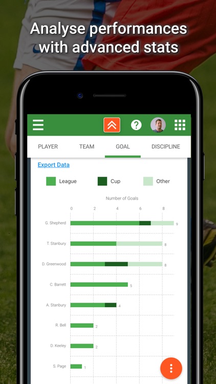 TeamStats - Football Team App screenshot-3