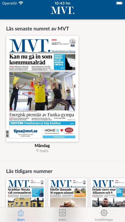 E-tidning MVT