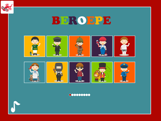 Beroepe iPad screenshot