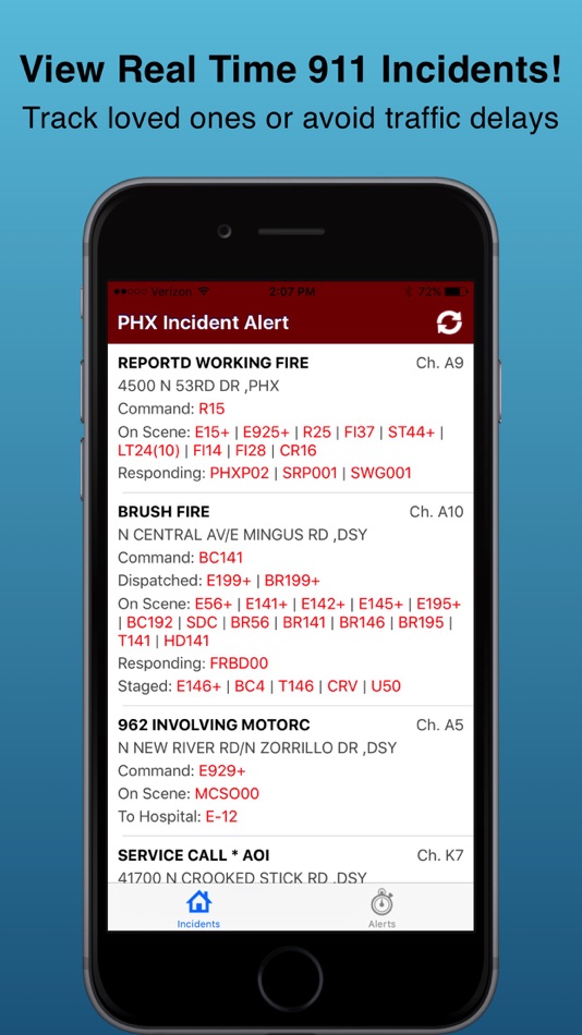 Incident Alert: PHX - 2.0 - (iOS)