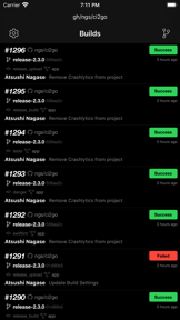 CI2Go The CircleCI Client screenshot