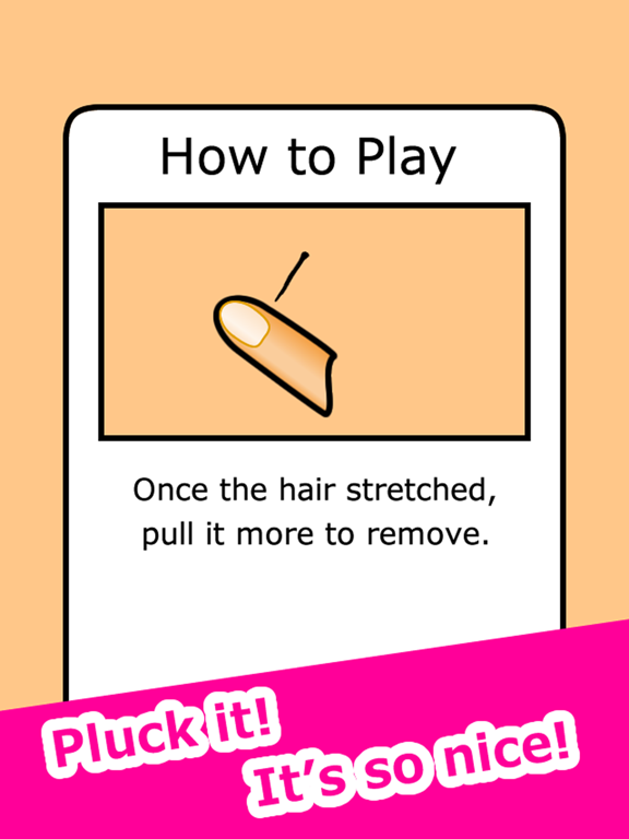 Pluck Hair iPad screenshot