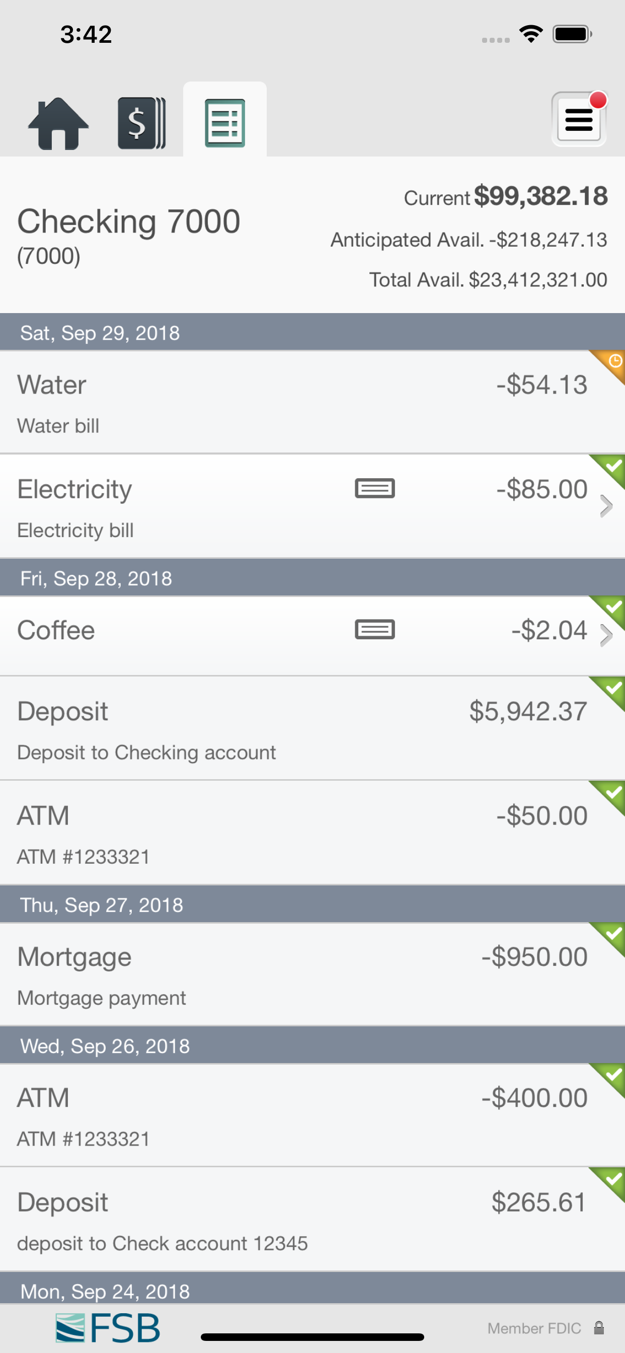 First Seacoast Bank Bizconnect screenshot 5