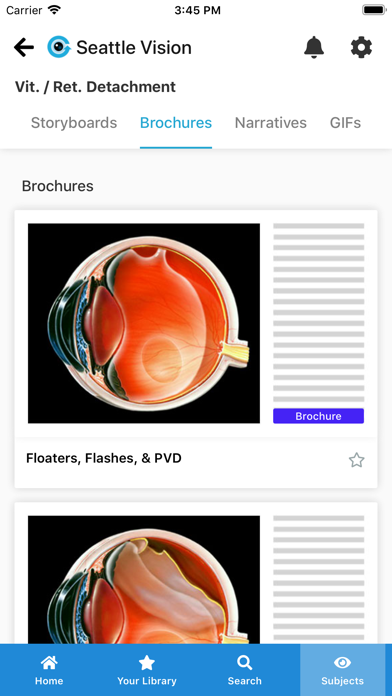 Eye GIFs - Patient Education Screenshot