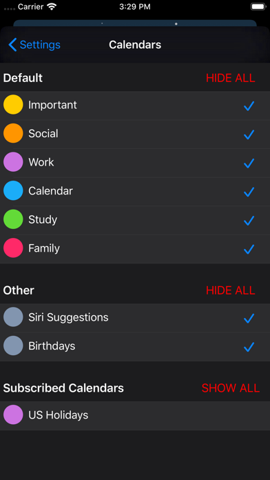 Zippycal - Calendar Screenshot