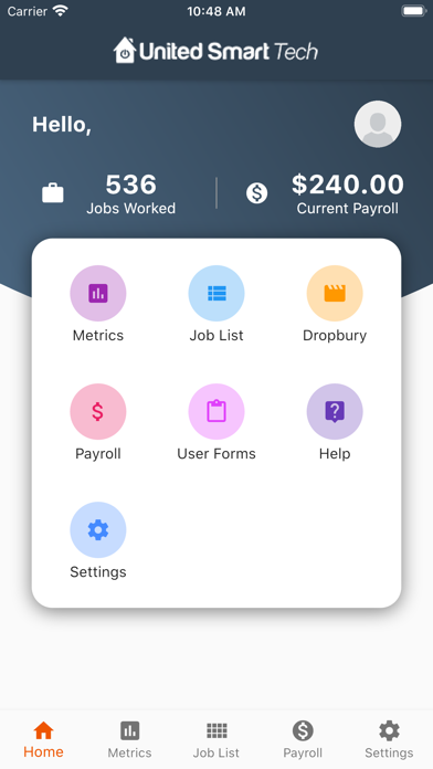 App screenshot