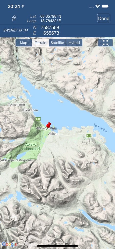 Swedish Coordinates - Navigation App | MWM