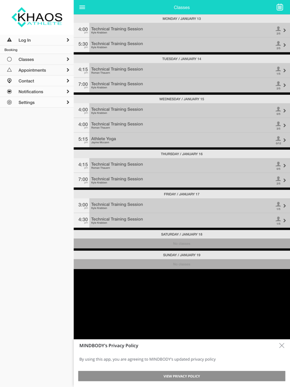 Screenshot #5 pour KHAOS Athlete Development