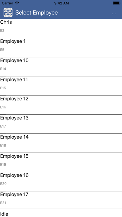 ISS Timesheets Screenshot