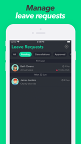 Staff Leave screenshot