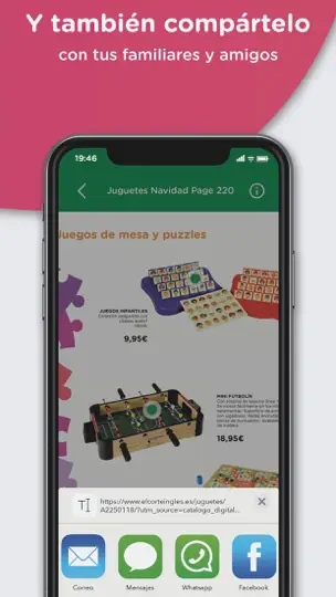 Captura de pantalla de Juguetes El Corte Inglés en iPhone 5