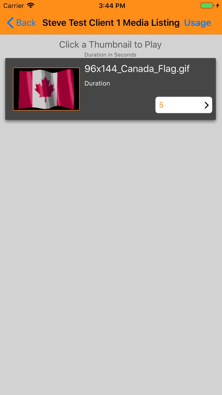 iPhone screenshot