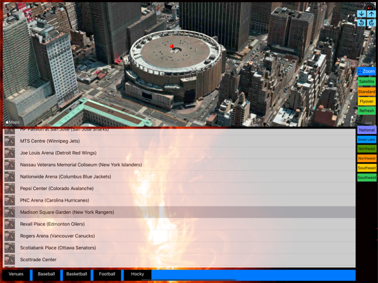 Sport Stadiums Pro - 3D Cities iPad screenshot 3 - Sports app