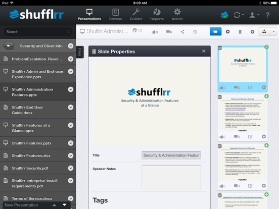 Screenshot #4 pour Shufflrr - Presentation Mgmt