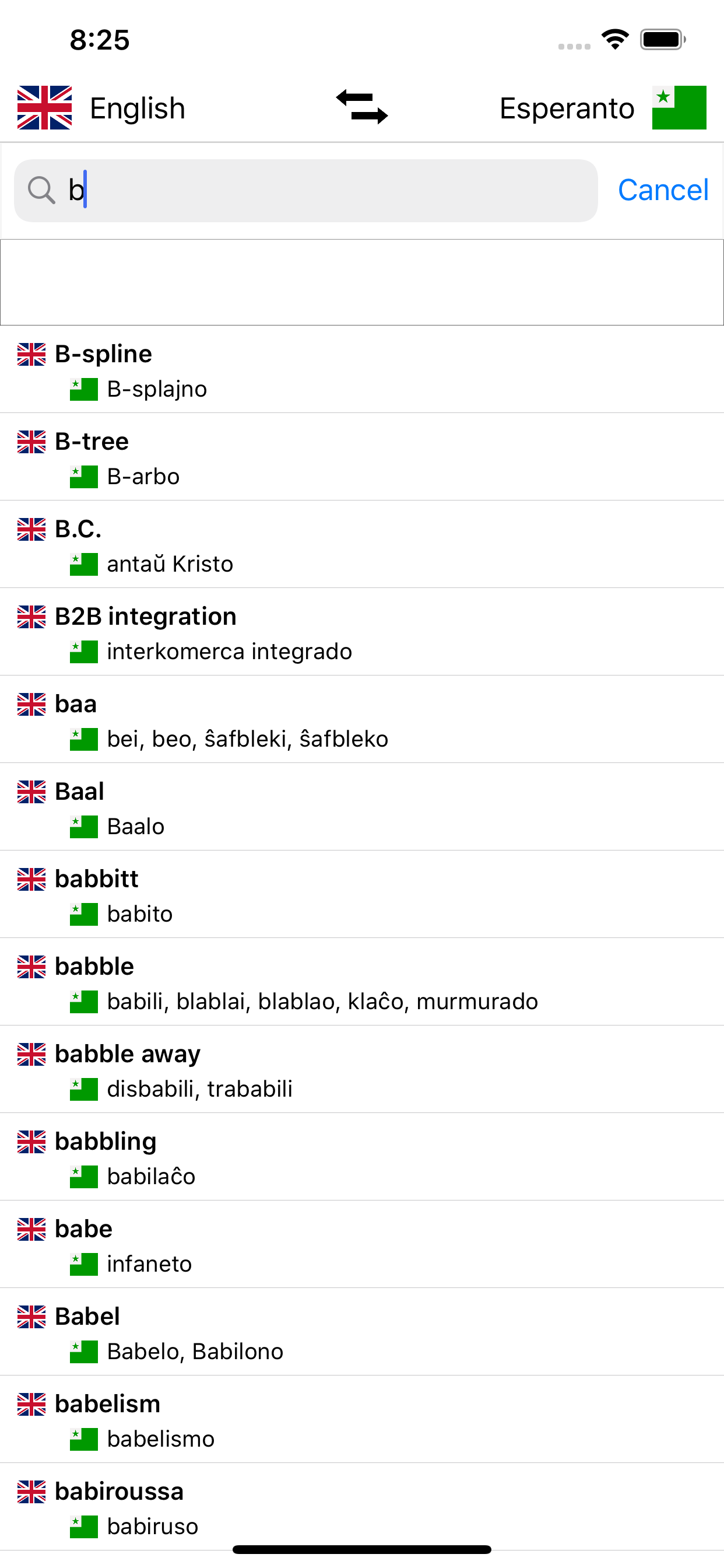 Esperanto-English Dictionary