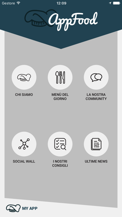Screenshot #1 pour APP FOOD - All Food SpA