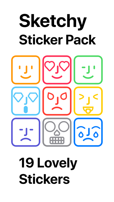 Instaface - Sticker Pack iPhone screenshot 1 - Social Networking app