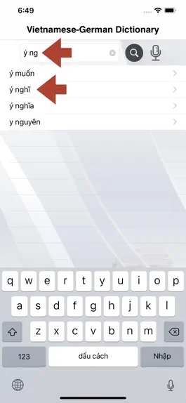 Game screenshot Vietnamese-German Dictionary mod apk