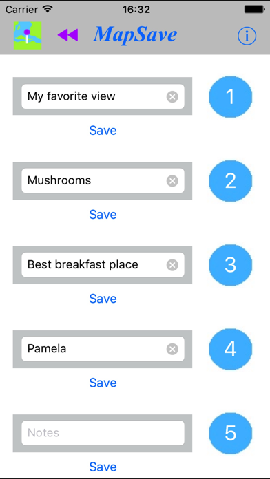 Screenshot #1 pour MapSave