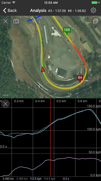 RaceChrono Pro iPhone Ekran Görüntüsü 4