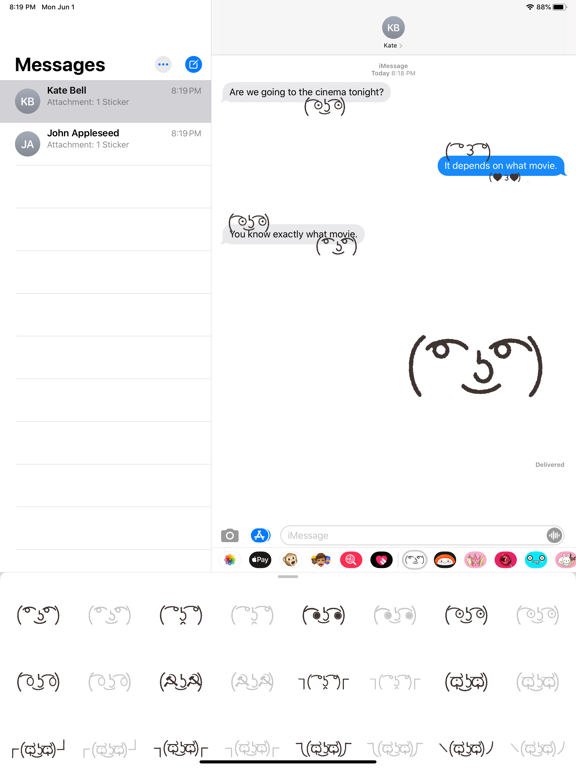 Screenshot #4 pour Lenny face & Shrug Emoji App
