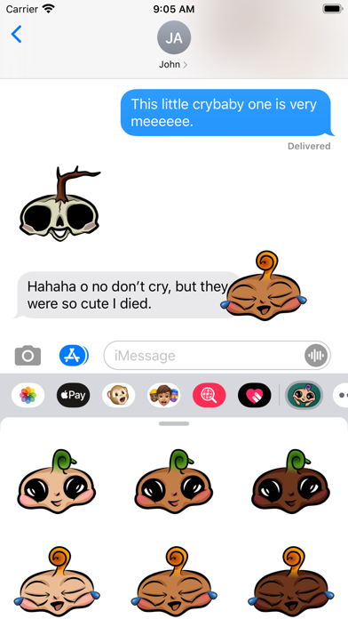 Alien Cutiemojis Screenshot 2 - AppWisp.com Alien Cutiemojis Screenshot 2 - AppWisp.com