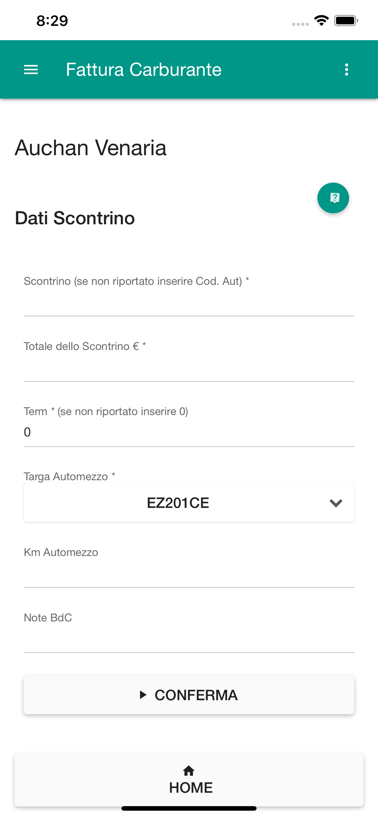 Fattura Carburante screenshot 3