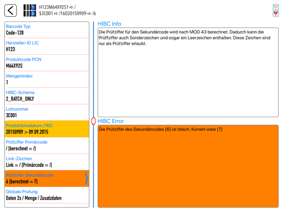 Screenshot #6 pour HIBC Check