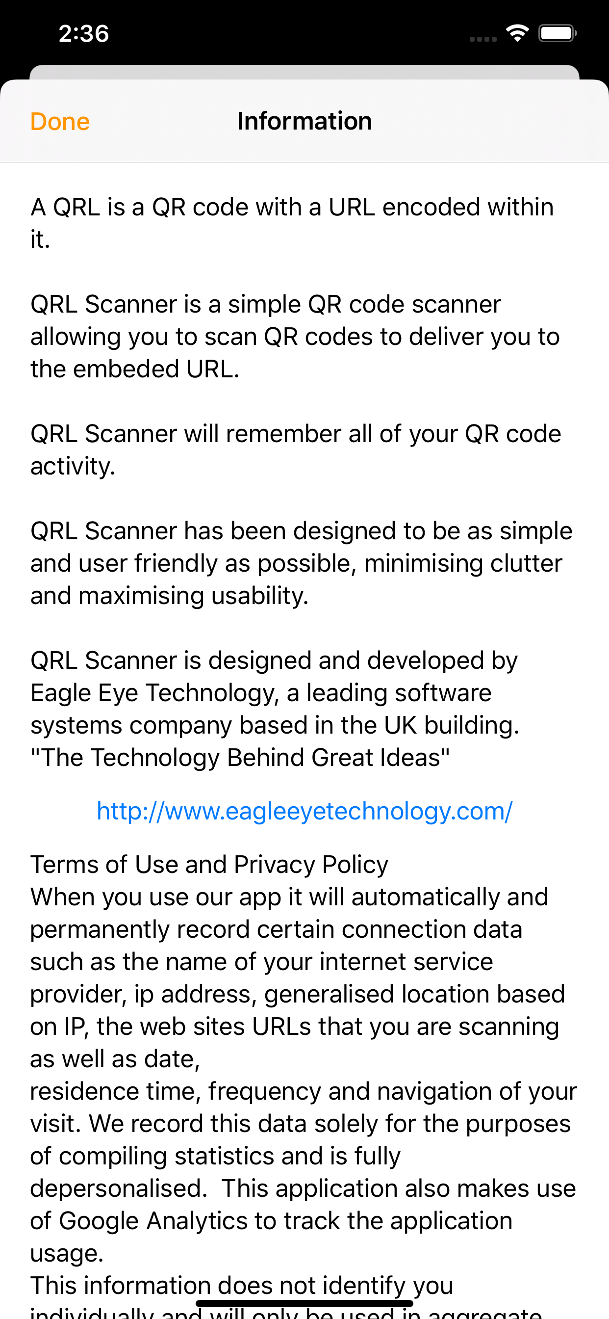 QRL SCANNER: SCAN QR CODES