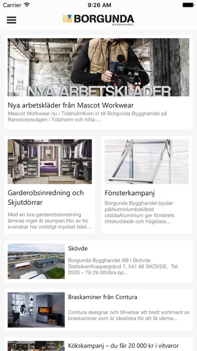 How to cancel & delete Borgunda Bygghandel from iphone & ipad 1