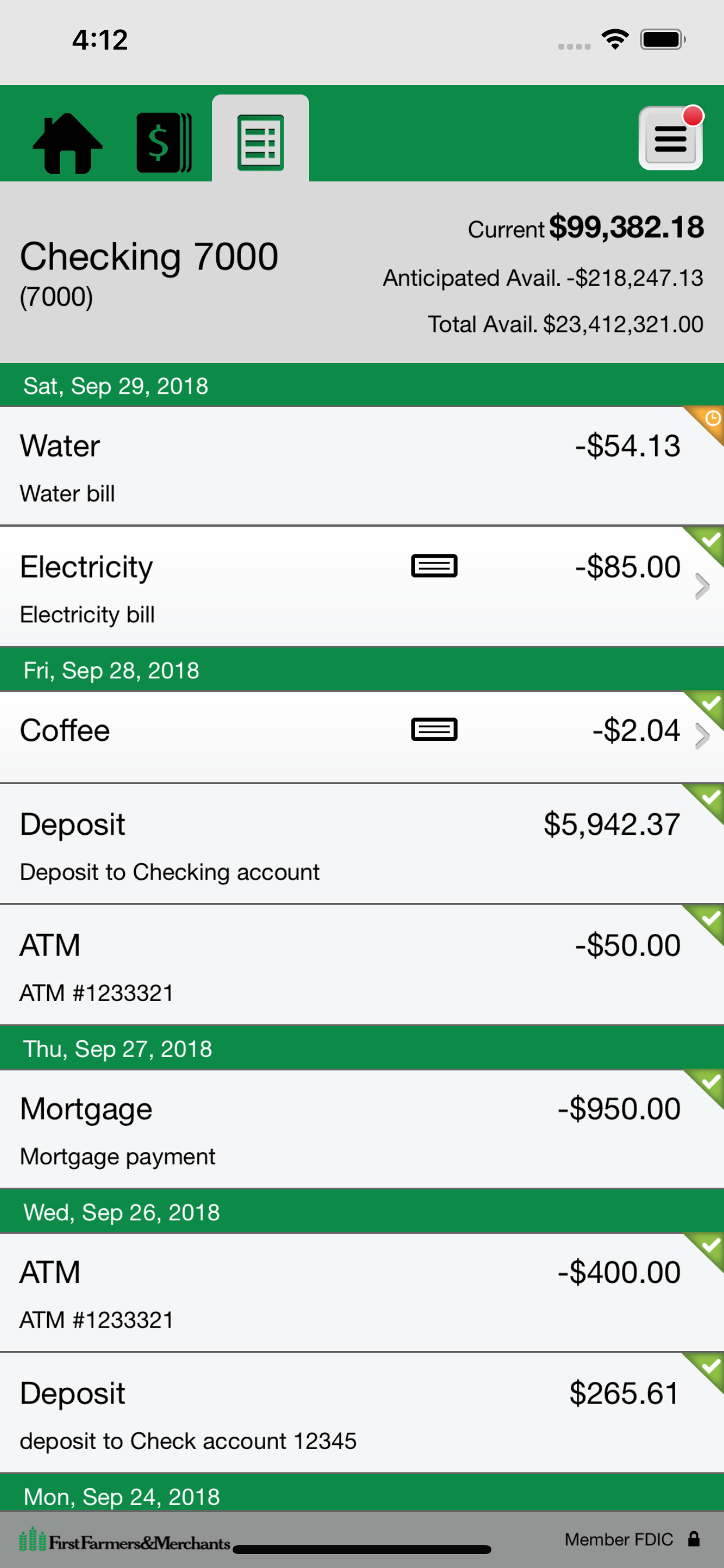 FF&M Bank e-Corp 00 screenshot 5
