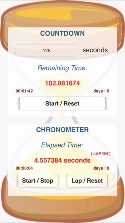 Chronometer and Countdown