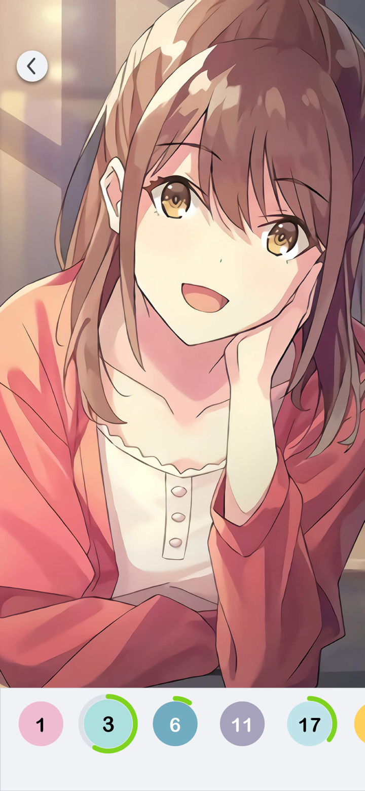 Anime Paint-動漫數字填色遊戲 screenshot 7