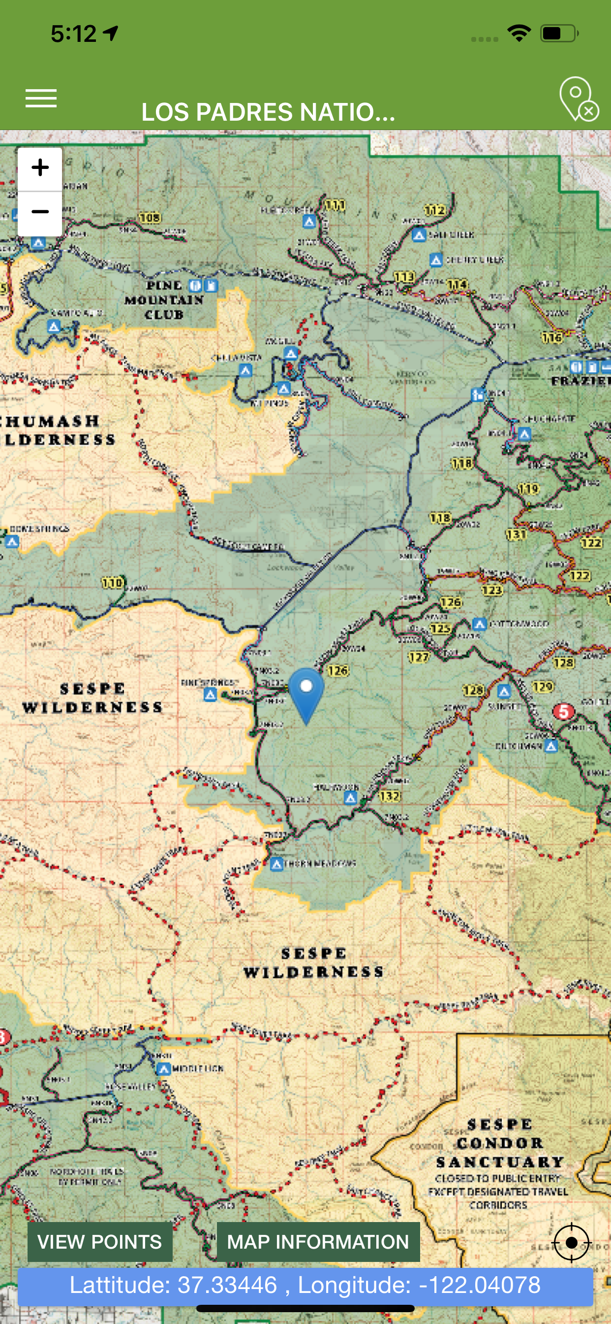 OHV Trail Map California