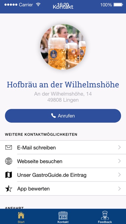 Hofbräu an der Wilhelmshöhe