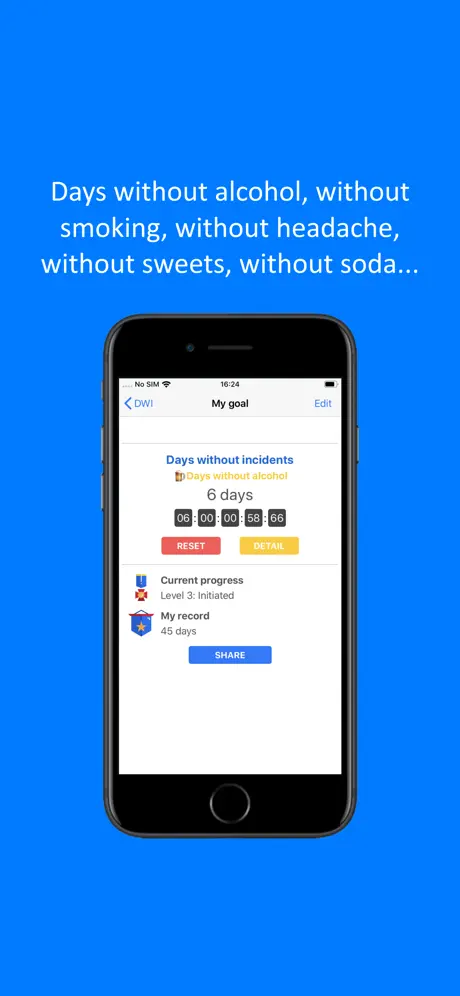 DWI : Days counter