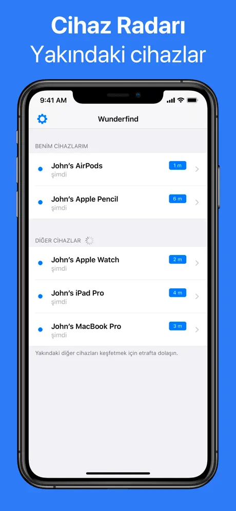 Wunderfind: Kayıp Cihazı bulma