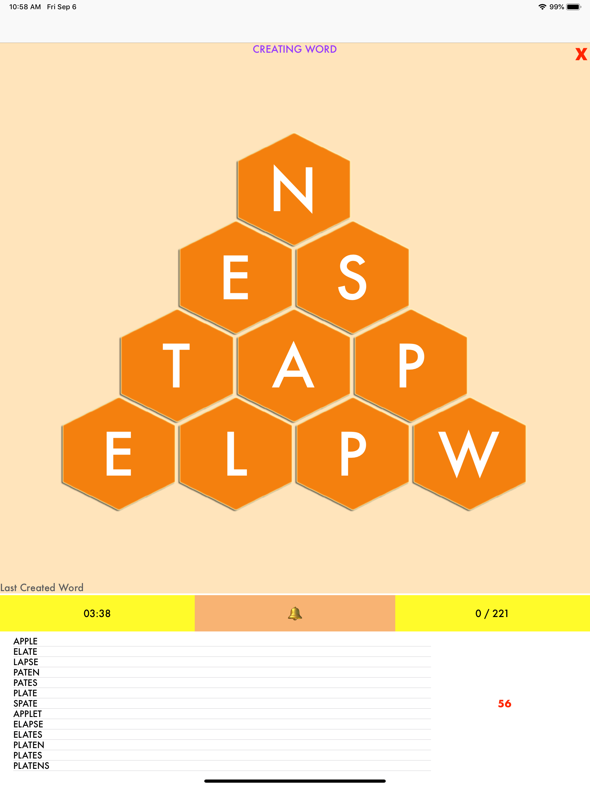 Pyramid Word Search