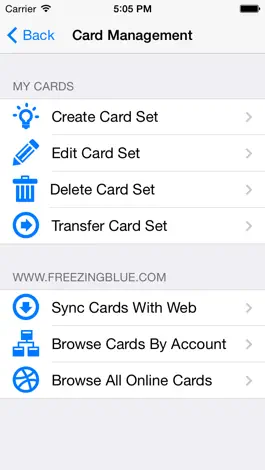 Game screenshot FreezingBlue Flashcards hack
