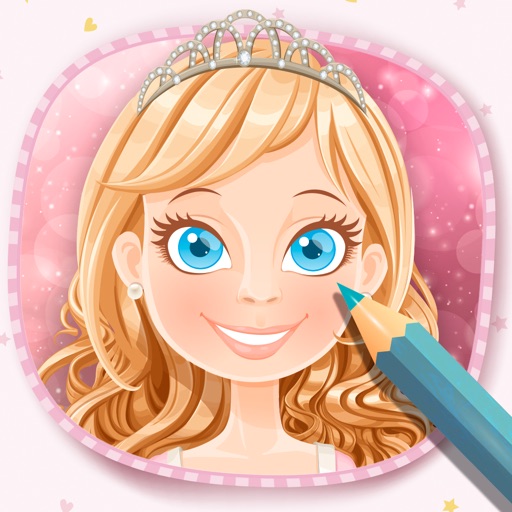 Magic Princesses Coloring Book iOS App