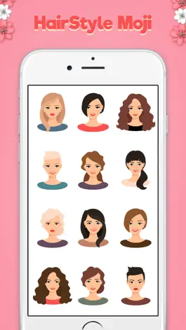Game screenshot Hairstyle Stickers & Emoji apk